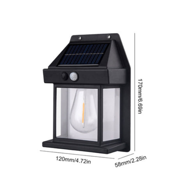 Farol Solar de Pared con Sensor de Movimiento - EcoLuz™