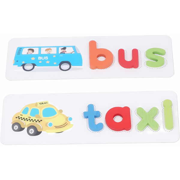 Juego Infantil de Palabras, Deletreo Montessori